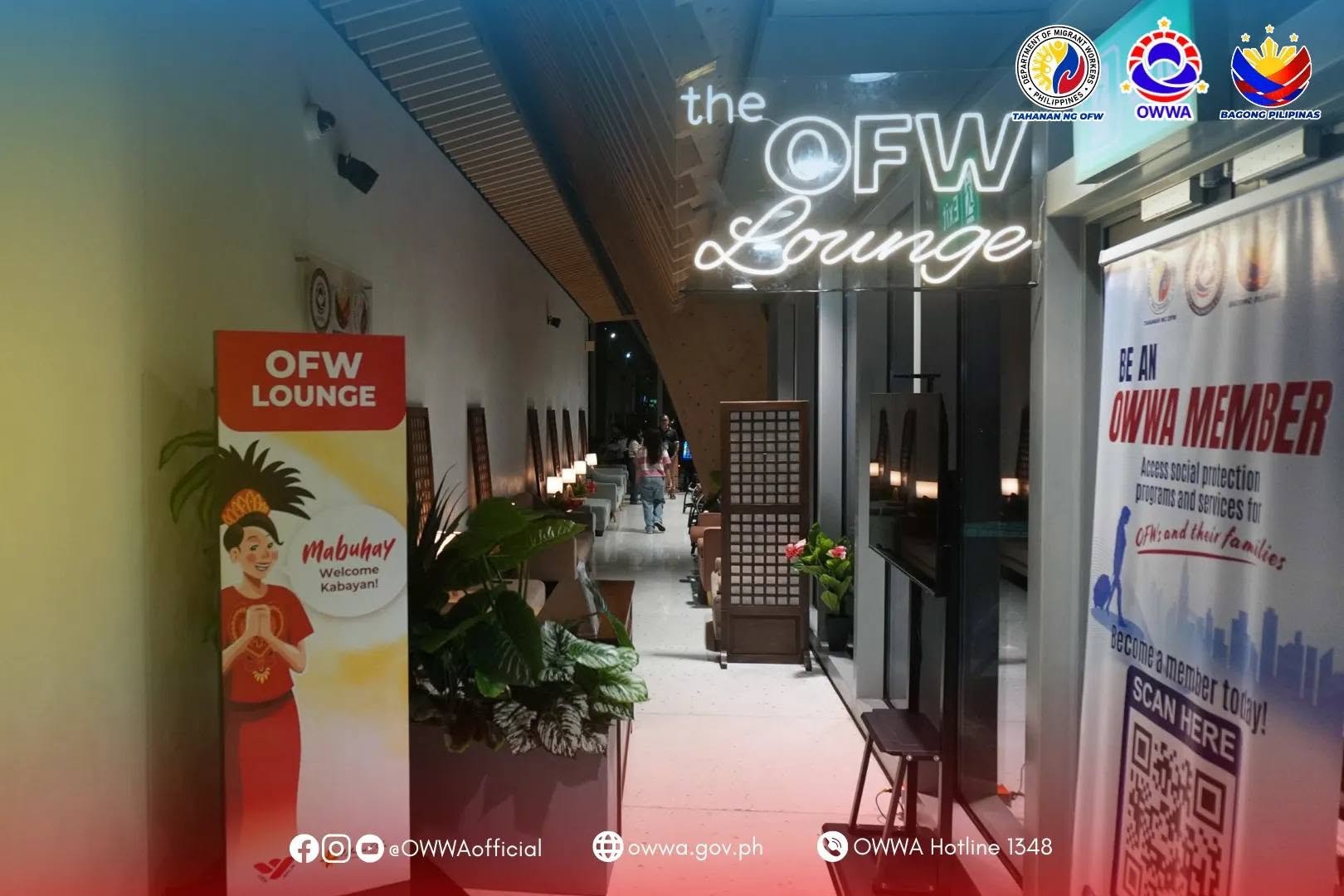 OWWA opens third international OFW Lounge at Mactan-Cebu airport