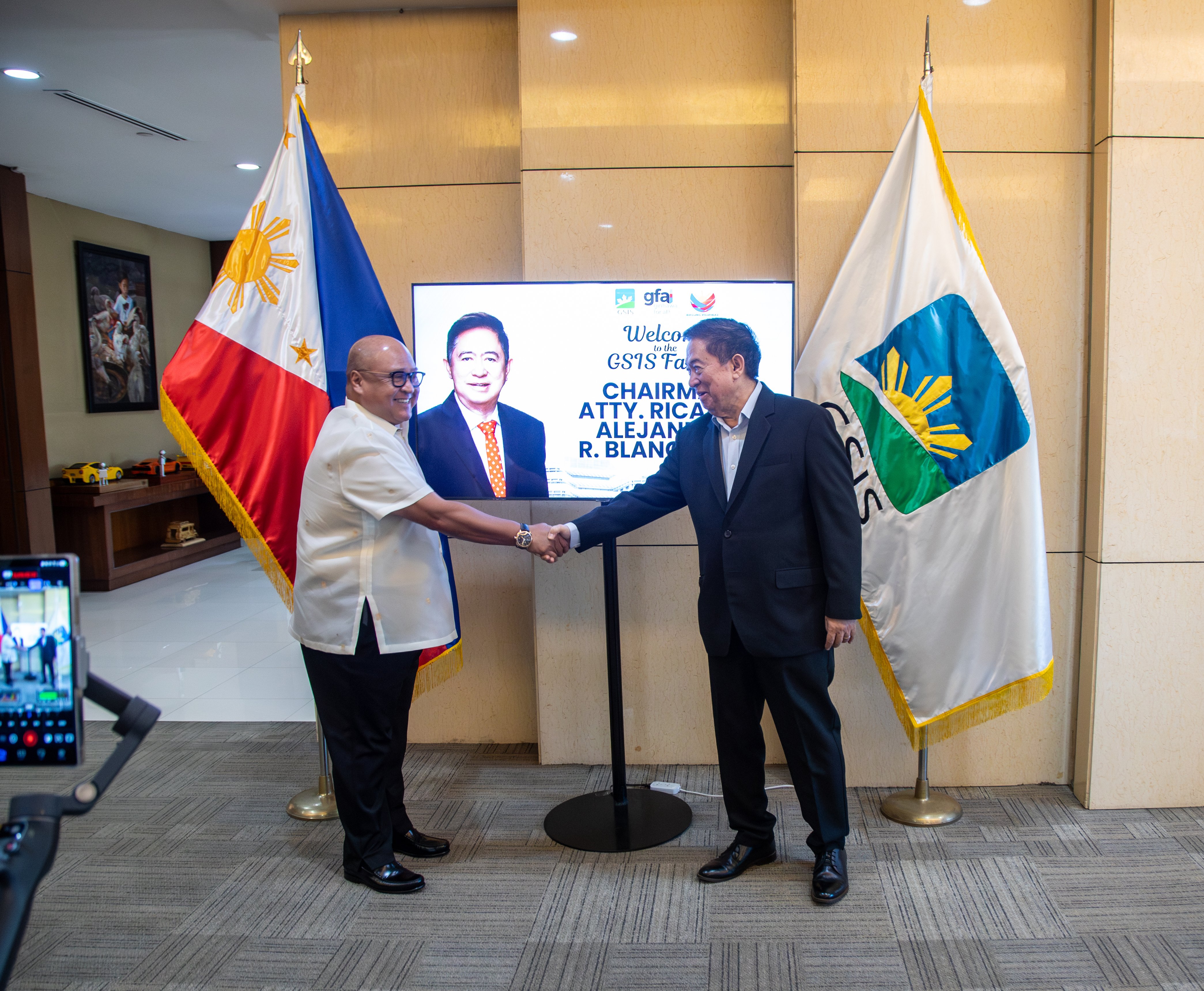 GSIS welcomes Ricardo Blancaflor as new Board chairperson