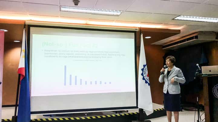 NUTRITION Center of the Philippines Executive Director Dr. Mary Christine Castro.