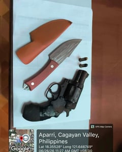 Police find improvised .38-caliber firearm, knife in Cagayan students' bags