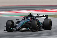 KIMI Antonelli competes at the Catalonia Grand Prix, where his five-race winning streak came to an end in Barcelona.