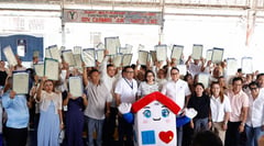 SHFC awards land titles to 133 Antipolo families under community mortgage program
