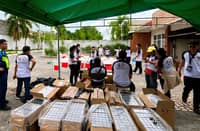 AUTHORITIES seized suspected smuggled cigarettes worth P82.71 million during a joint operation by the Bureau of Internal Revenue, the Cauayan City Police Station and other government agencies at a hotel in Barangay District 1, Cauayan City, Isabela, on 25 June.