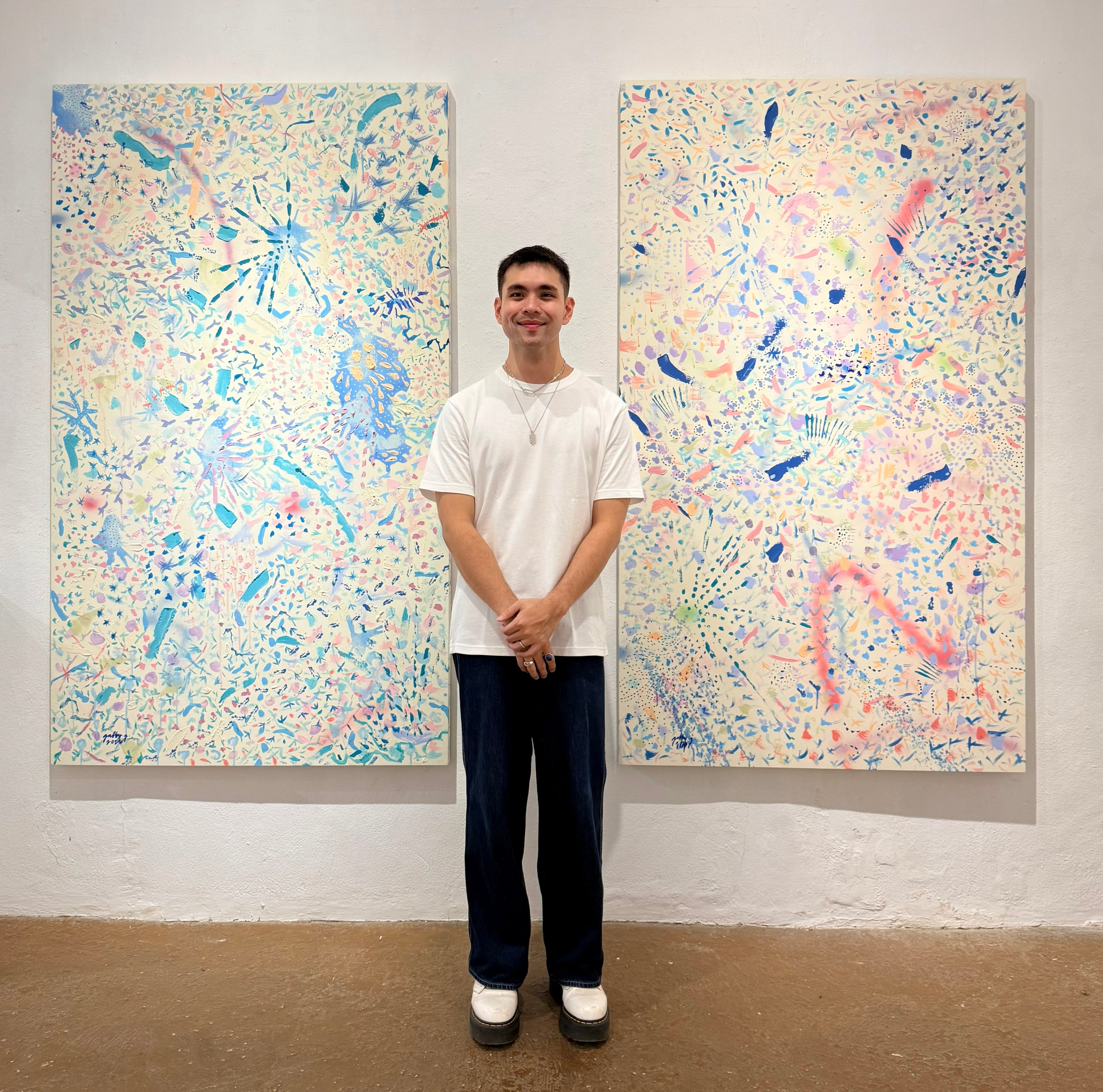 Canvas in motion: Emerging designer Gabby Garcia translates paint into wearable philosophy