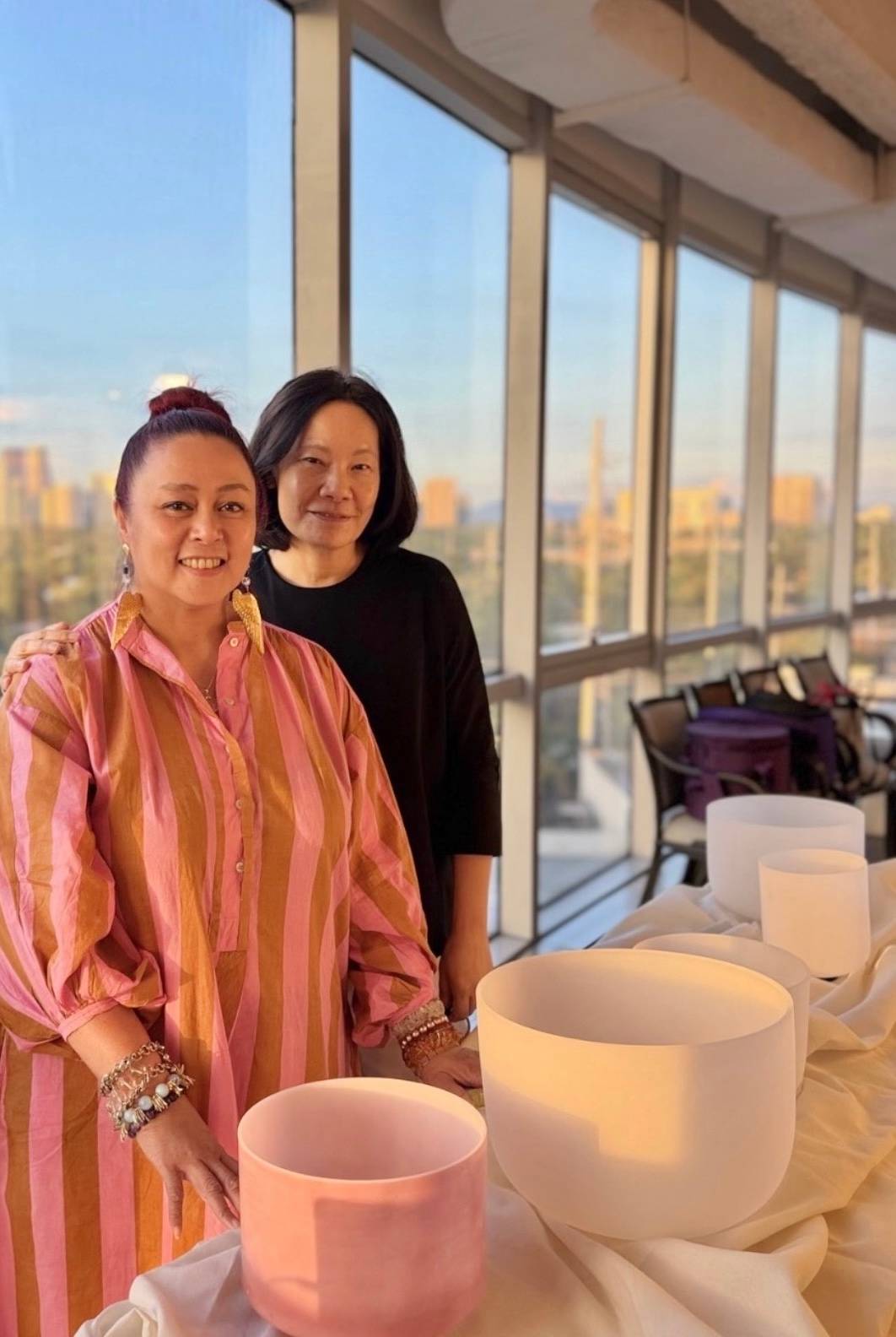 Cecile Ravelas and Elements’ Patricia Liang