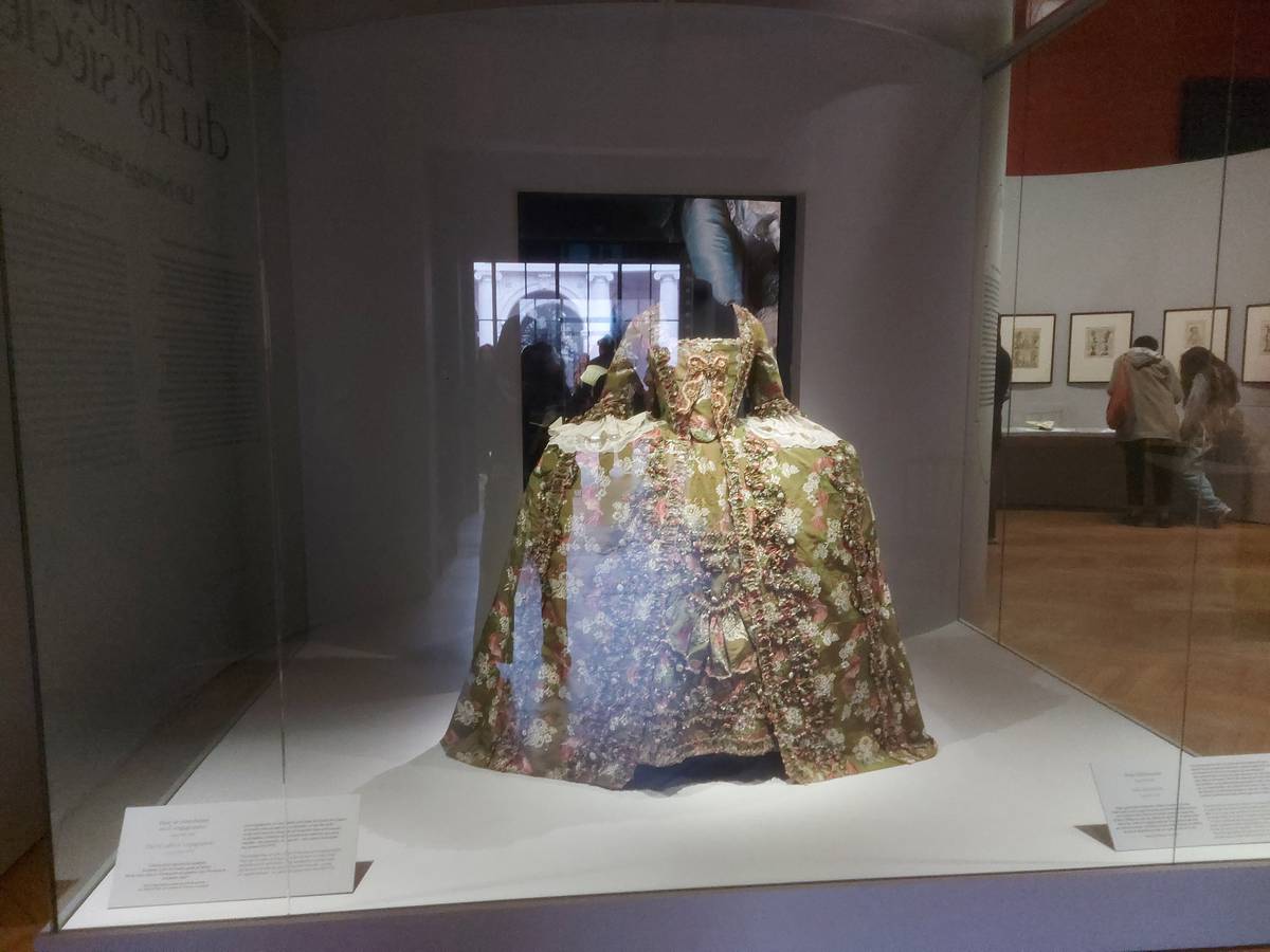 MARIE Antoinette Fashion at Museum Exhibitions French-style dress, circa 1755-1765.