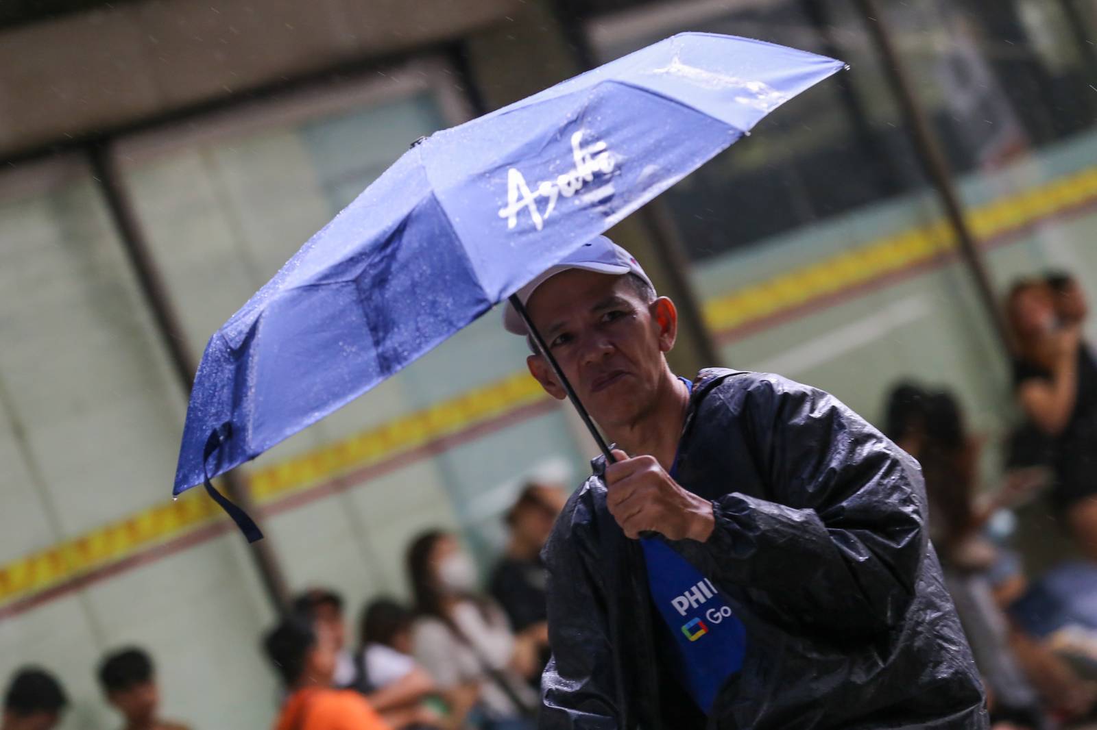Umbrellas and raincoats are out along Soler Street in Manila on 27 June 2026 as the southwest monsoon, or "Habagat," and the Intertropical Convergence Zone (ITCZ) bring rains across several parts of the country. According to PAGASA, Habagat is expected to bring cloudy skies with scattered rain showers and thunderstorms over Metro Manila.