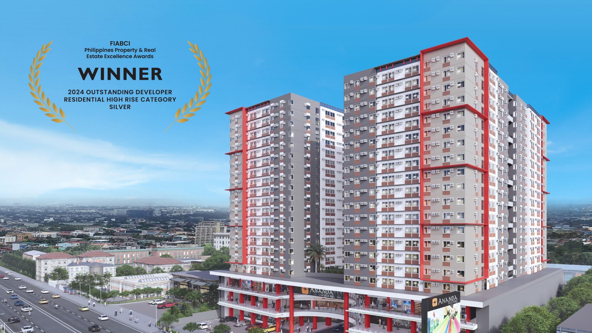 Ananda Square: 2024 Outstanding Developer Residential High-Rise Category (Silver)