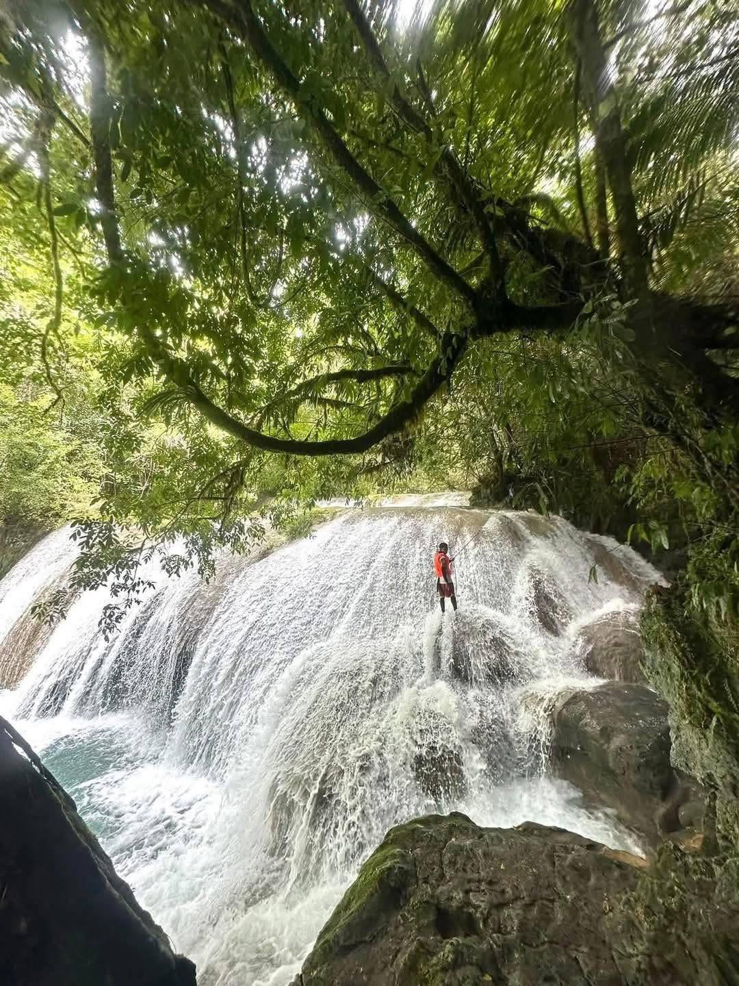 BLUEWATER Falls and Cave System.