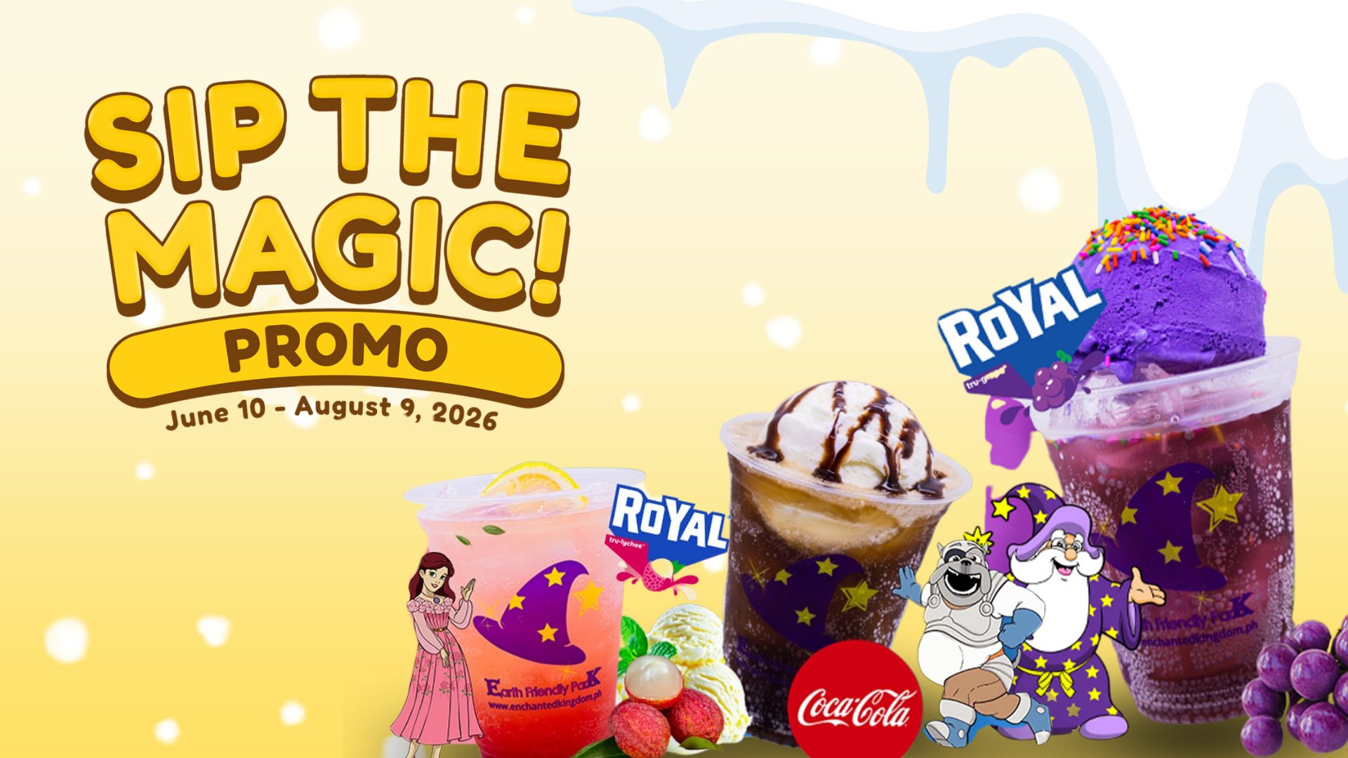 Enchanted Kingdom: Sip the Magic Promo