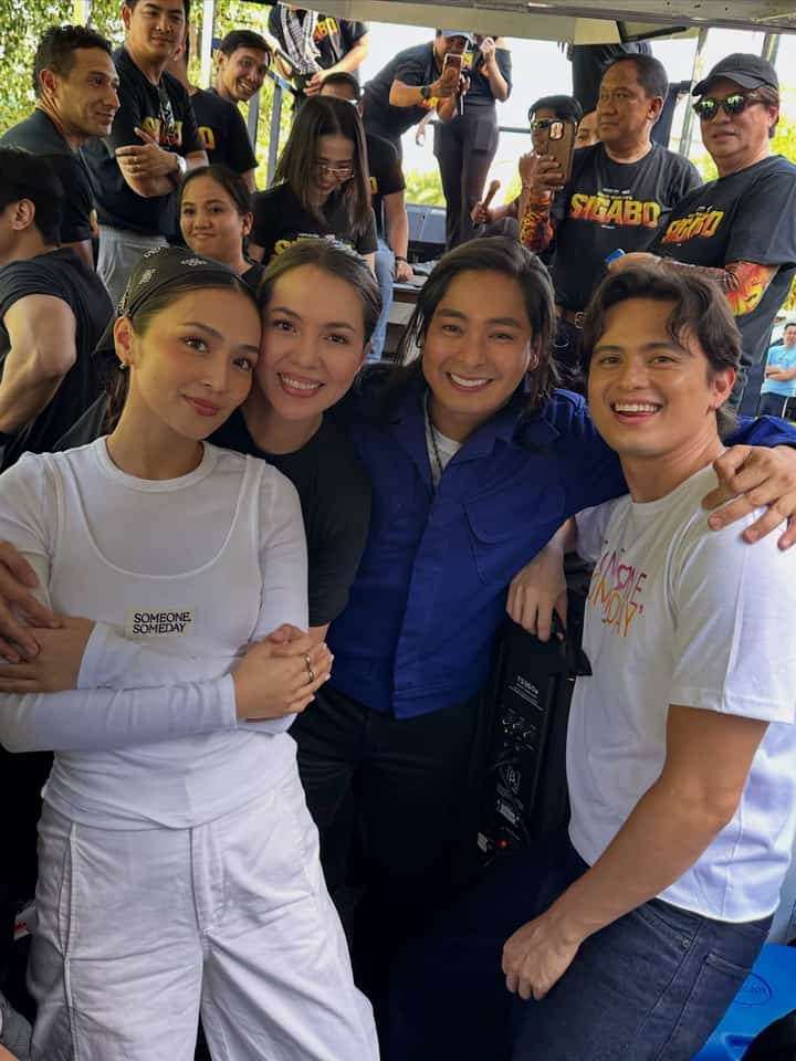 Kathryn, Julia, Coco, James share rare crossover moment