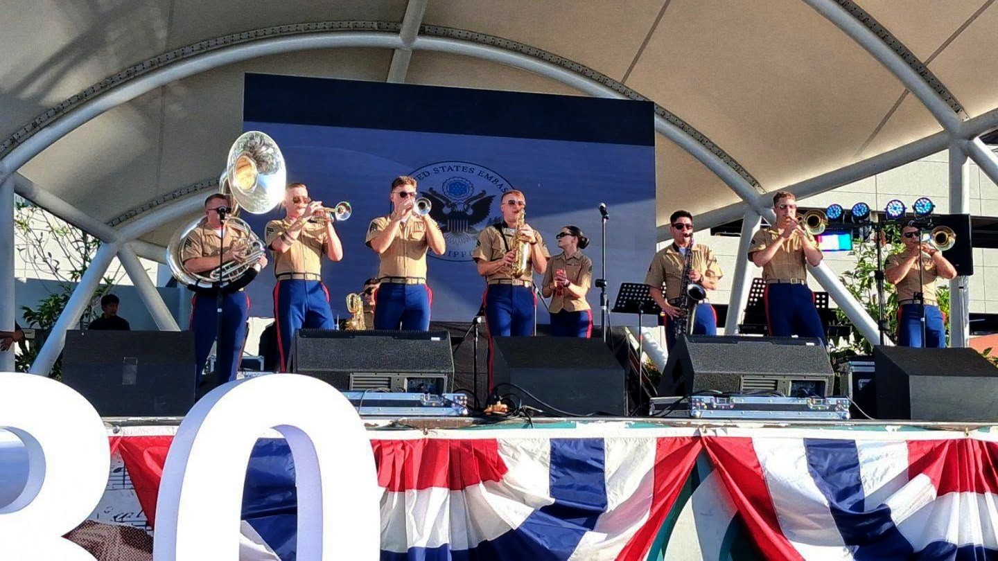 Military bands share concert stage