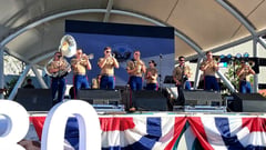 Military bands share concert stage