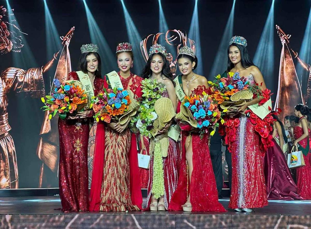 MISS Eco Tourism 2026 – Siocon, Zamboanga del Norte; Miss Fire 2026 – Agoo, La Union; Miss Philippines Earth 2026 – Rina Andrea delos Santos (Ballesteros, Cagayan); Miss Air 2026 – Tumauini, Isabela; and Miss Water 2026 – Mandaluyong City.