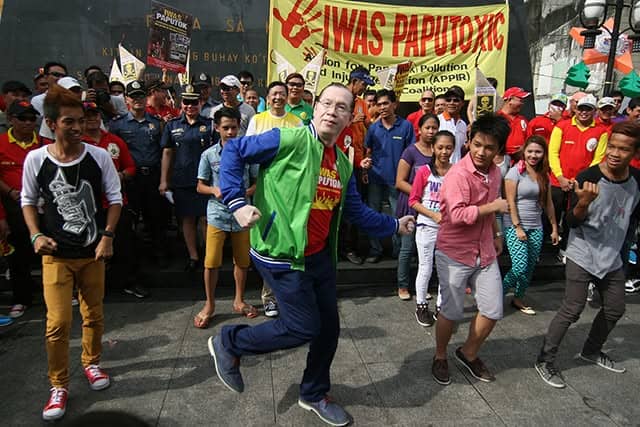 DOC grooves The Dancing Doctor shows his moves during a campaign against firecrackers.  Rather than relying purely on dry clinical advisories, Dr. Eric Tayag would perform or lead dance routines, often in costume, to drive home health messages, things like proper handwashing, dengue prevention, or mosquito control, in a way that would stick with ordinary Filipinos and get picked up by media and social media.