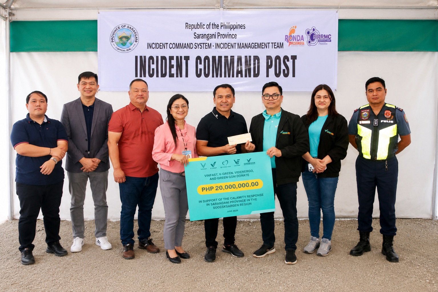 VinFast group sends quake aid