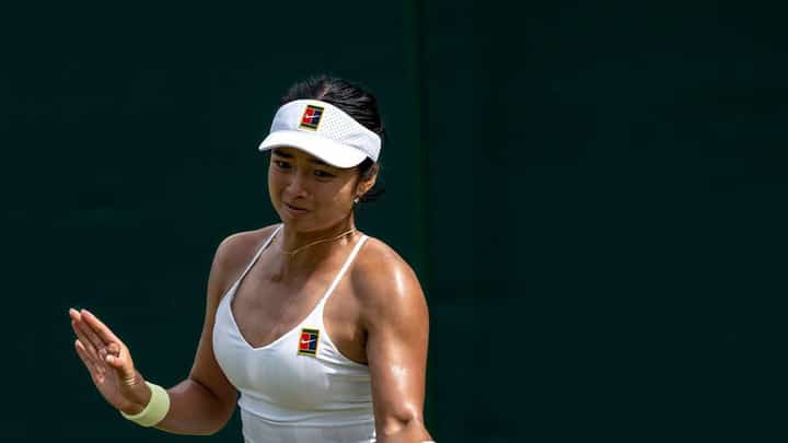 Alex Eala training hard for Wimbledon 2026.