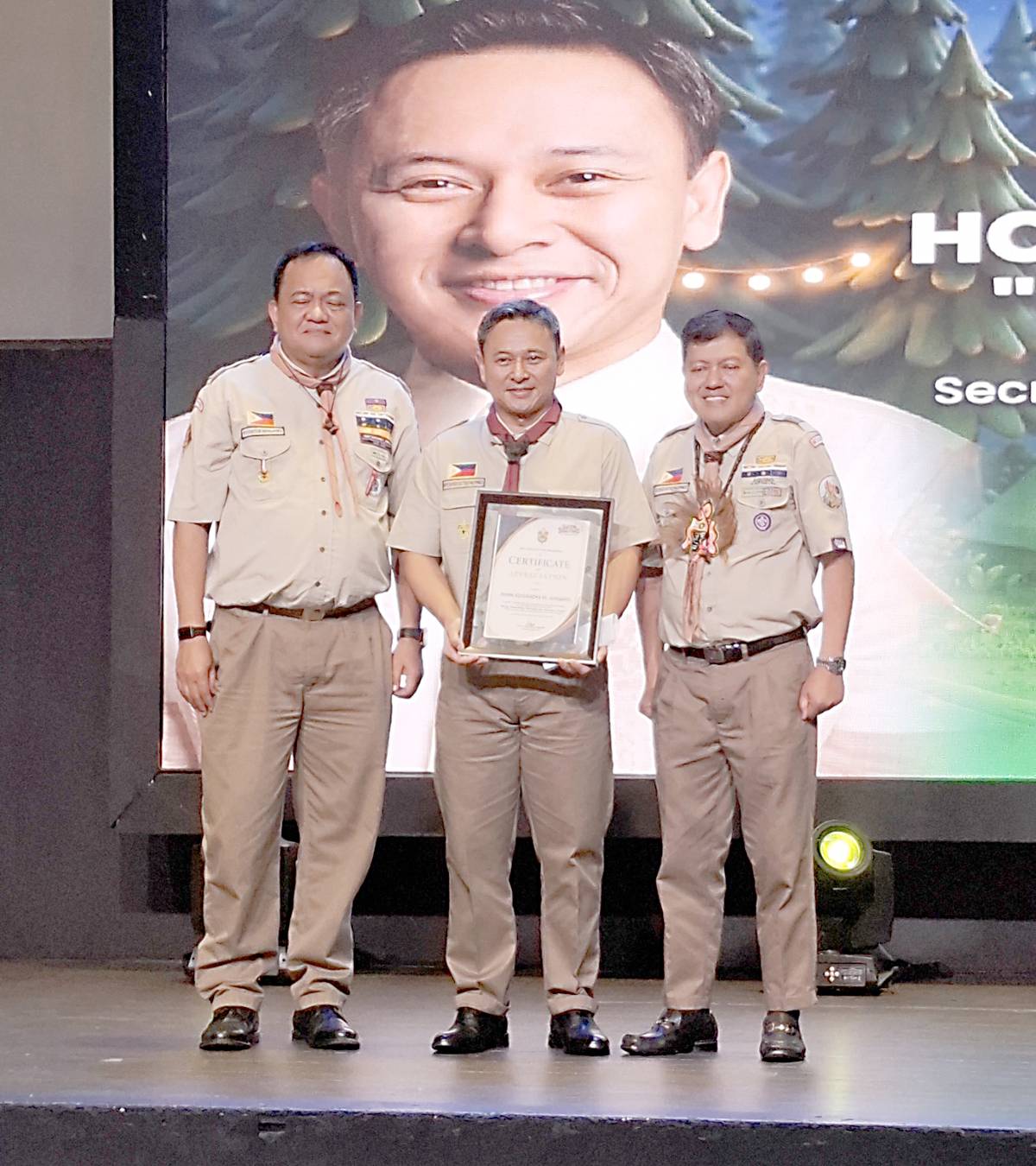 DEPARTMENT of Education Secretary Sonny Angara (middle) was the guest of honor during the inauguration.