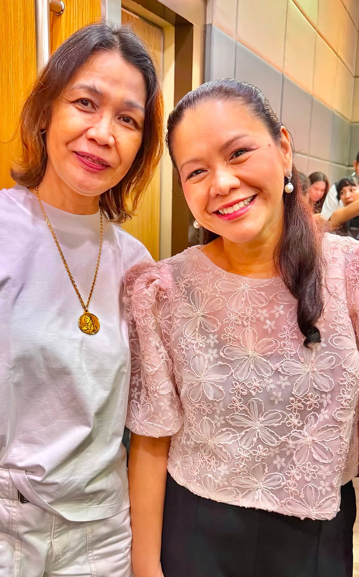 ZENAS Pineda and DTI Assistant Secretary  Nylah Bautista.
