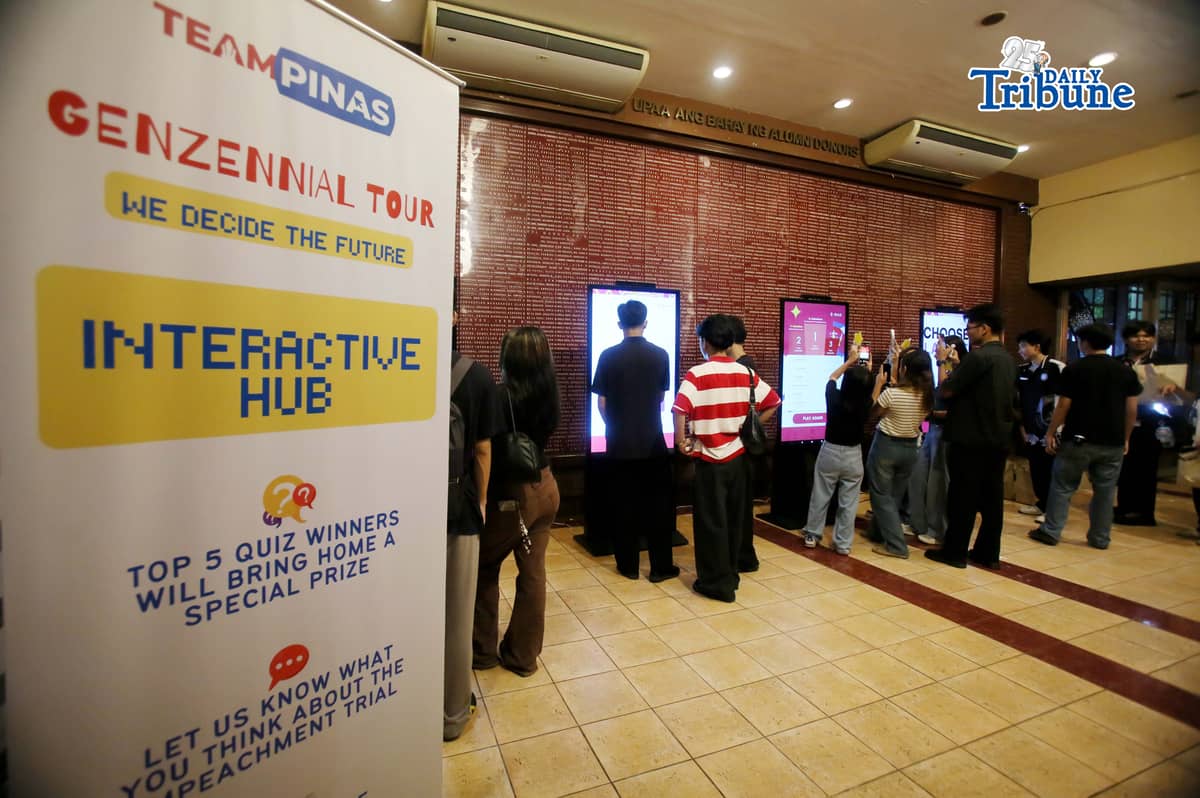 (June 29 2026) TeamPinas, a collective of scholars, experts, and civic organizers who promote democracy, fight disinformation, and empower youth, gathered more than 300 youth to holds a GenZennial Tour for students from various school, at the University of the Philippines Diliman in Quezon City on Monday, June 29, 2026. Photo/Analy Labor