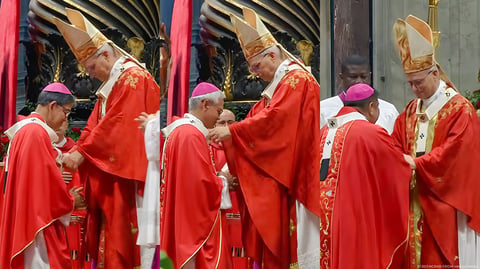 3 Filipino archbishops receive pallium from Pope Leo XIV in Rome