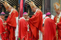 Three Filipino archbishops received the pallium from Pope Leo XIV during a Mass at St. Peter's Basilica on Monday, 29 June 2026