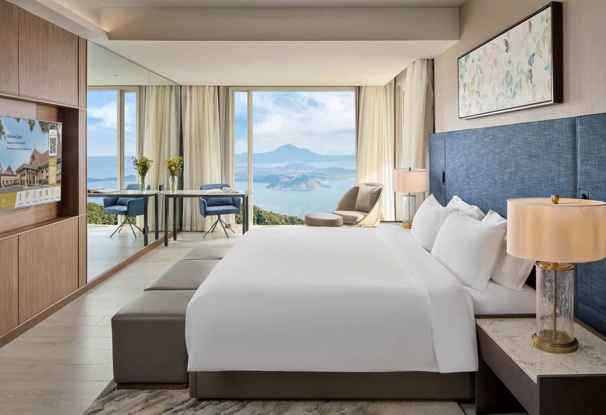 WAKE up to breathtaking views of Taal Lake from the comfort of the Presidential Villa King Bedroom.