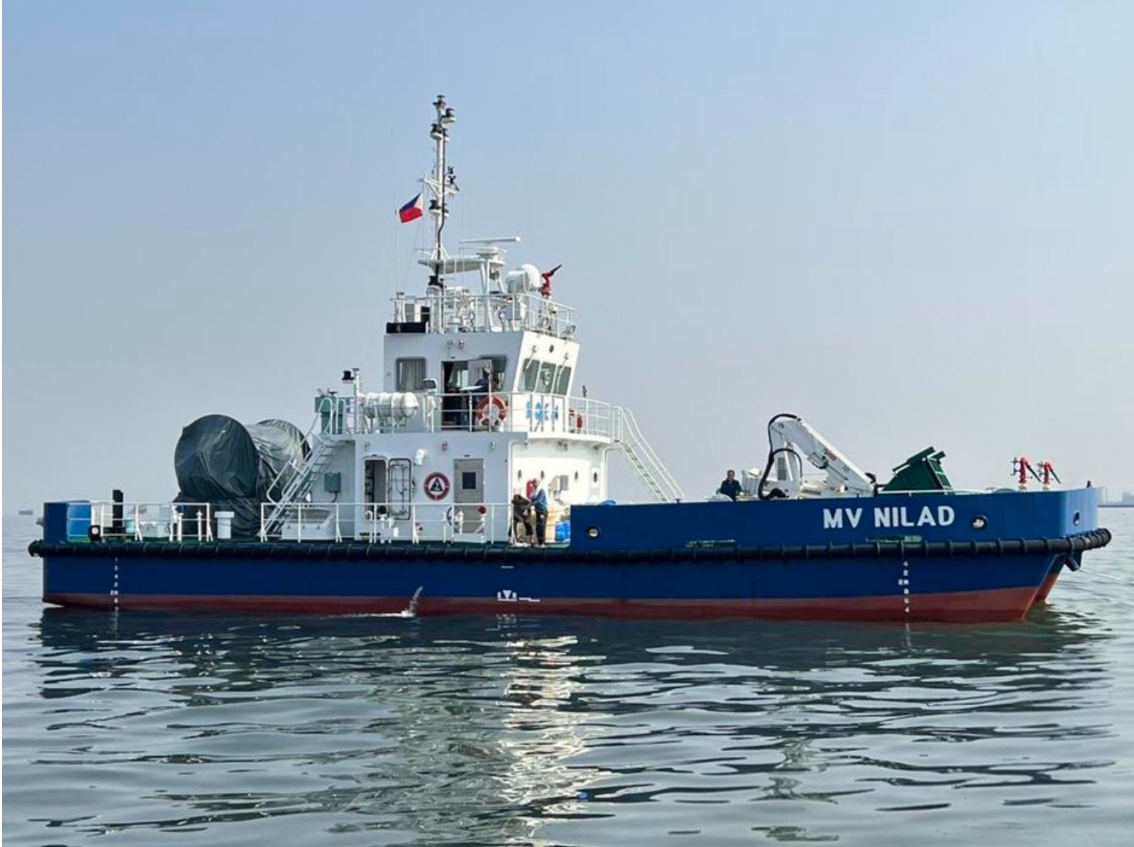 DENR launches Korea-donated cleanup vessel for Manila Bay