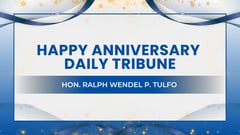 Hon. Ralph Wendel P. Tulfo Celebrates DAILY TRIBUNE's 26th Anniversary