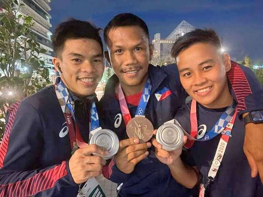 CARLO Paalam, Eumir Marcial and Nesthy Petecio don their Olympic medals that underscore the Filipinos’ most productive stint in the Summer Olympics.