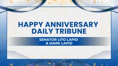Senator Lito & Mark Lapid Celebrates DAILY TRIBUNE's 26th Anniversary