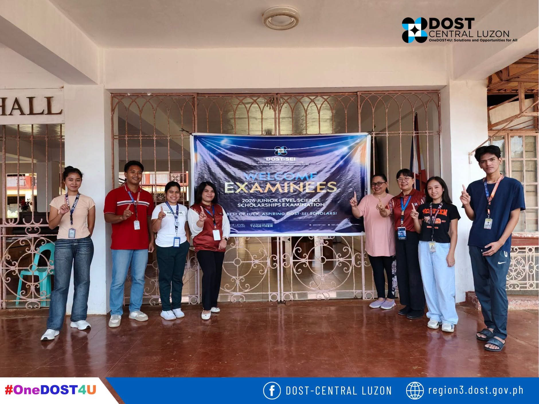 1,296 scholarship hopefuls take DOST JLSS exam in Central Luzon