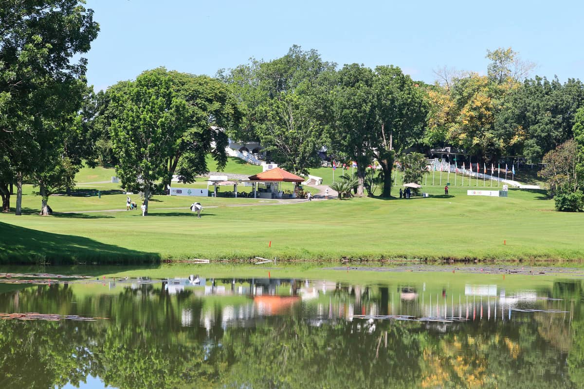 STRETCHING approximately 623 yards from the back tees, Hole No. 9 at Luisita Golf and Country Club is a demanding par 5 and the longest challenge on the front nine.