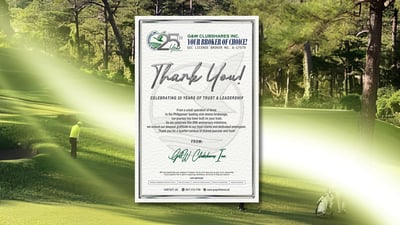 G&W Clubshares Inc. Celebrating 25 Years