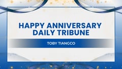 Toby Tiangco Celebrates DAILY TRIBUNE's 26th Anniversary
