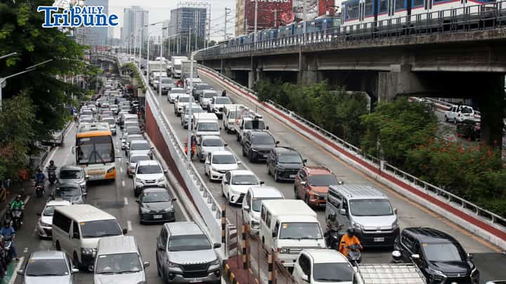 (June 30 2026) Heavy traffic along Edsa north and southbound due to some road are close, following the gathering of the INC members at the People Power Monument along EDSA in Quezon City on Tuesday June 30 2026, to show support for Senator Rodante Marcoleta and to protest against corruption in the government. Photo/Analy Labor