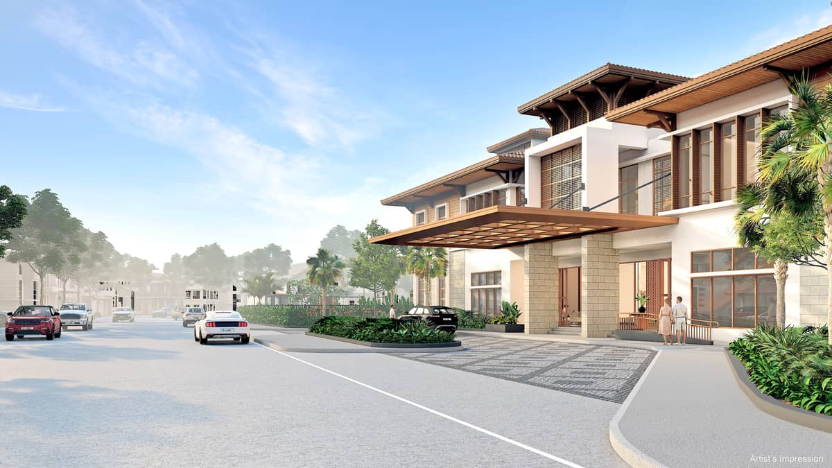 THE clubhouse at Ilocandia Beach Village is envisioned as a gathering place for residents, featuring resort-style architecture, lush outdoor spaces, and recreational amenities at the heart of the community.