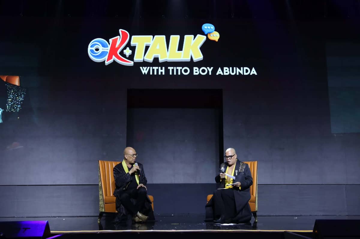 Boy Abunda during his talk with various audiences