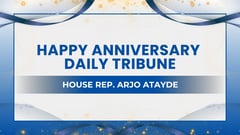 House Rep. Arjo Atayde Celebrates DAILY TRIBUNE's 26th Anniversary