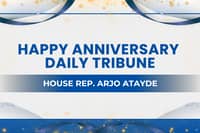 House Rep. Arjo Atayde Celebrates DAILY TRIBUNE's 26th Anniversary