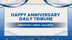 Senator Loren Legarda Celebrates DAILY TRIBUNE's 26th Anniversary