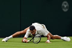 BLOODIED BUT UNBOWED: Sinner, Djokovic survive opening-day scares