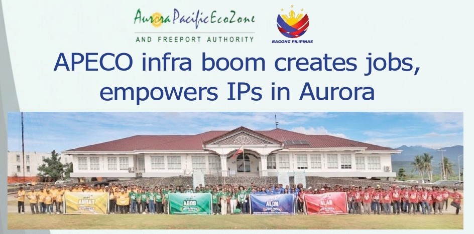 APECO infra boom creates jobs, empowers IPs in Aurora