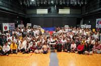 Overseas Filipino workers in Tokyo, Japan.