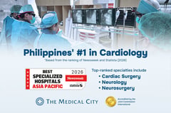 The Medical City tops Phl cardiology rankings in Newsweek-Statista survey