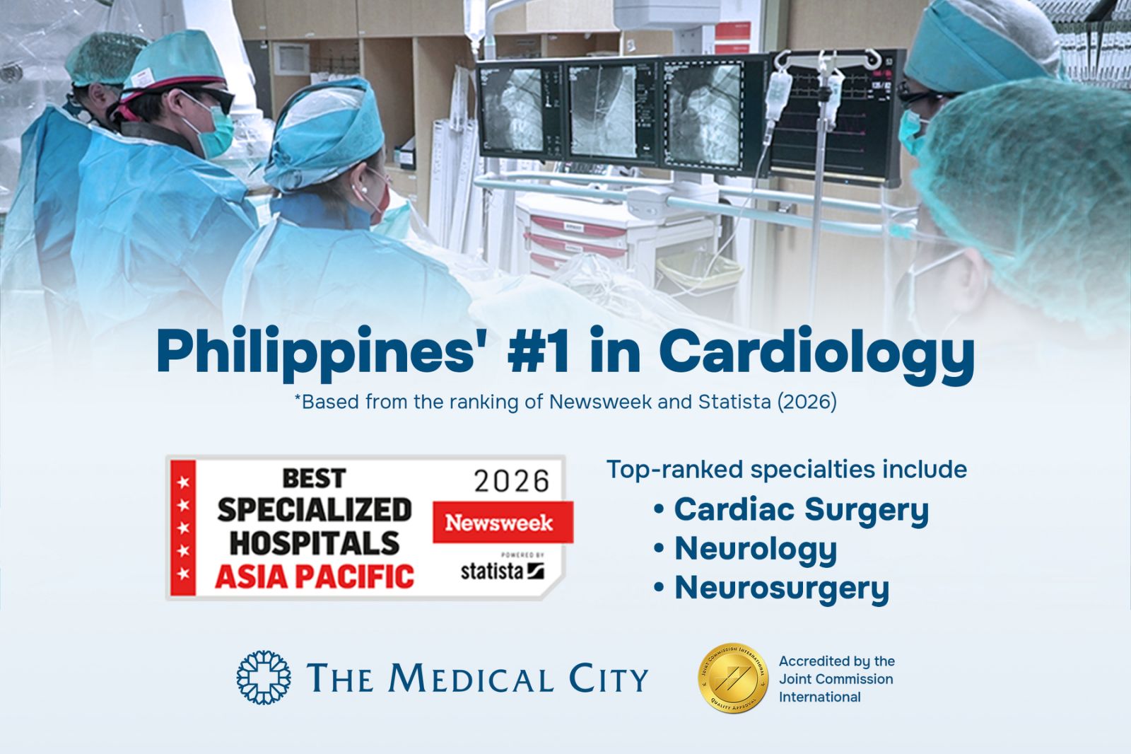 The Medical City tops Phl cardiology rankings in Newsweek-Statista survey