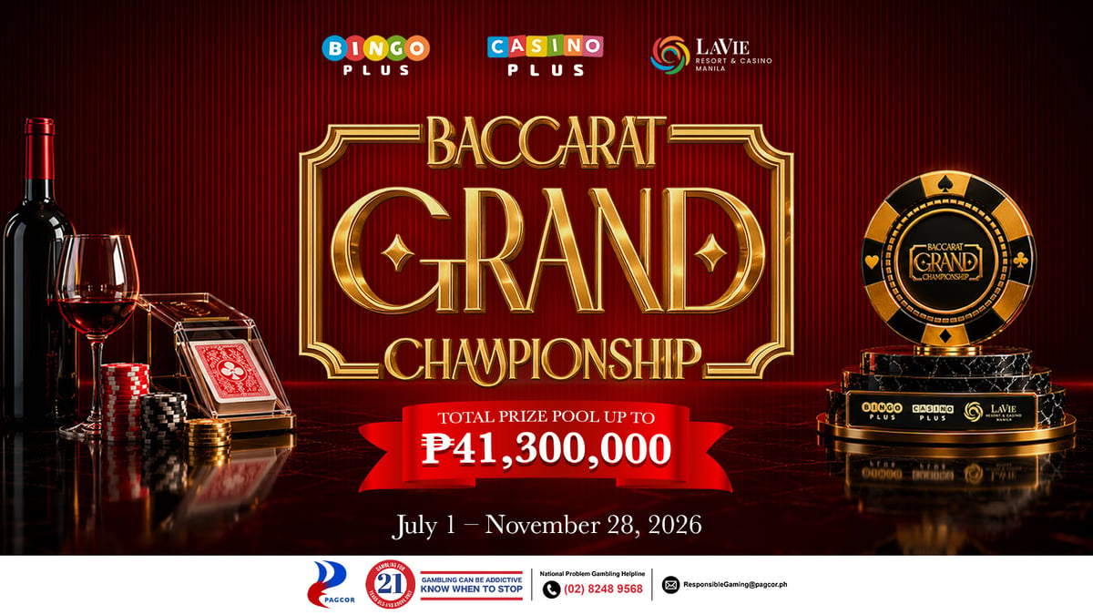 BingoPlus launches P41.3-M Baccarat Grand Championship