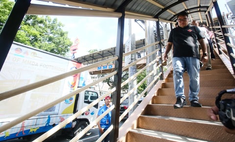 MMDA Footbridge Inauguration 