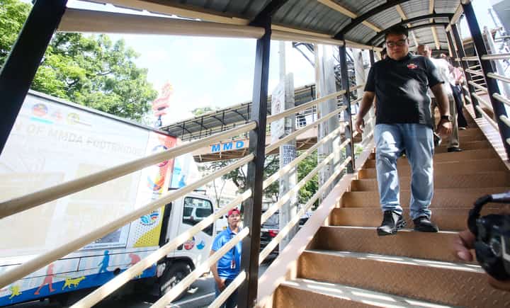MMDA Footbridge Inauguration