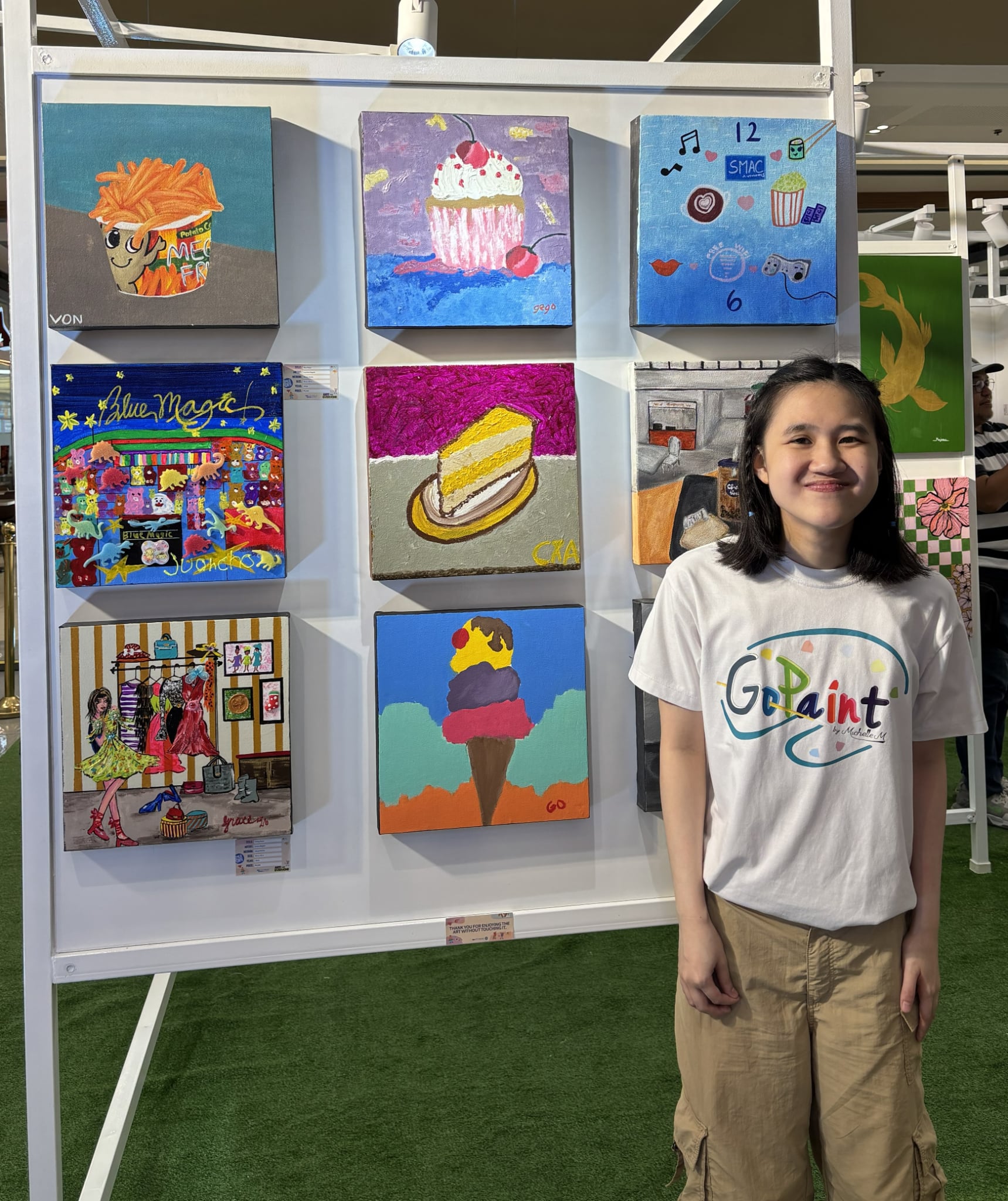 ASD artist showcases masterpieces at SM City Tarlac’s Art For Everyone’